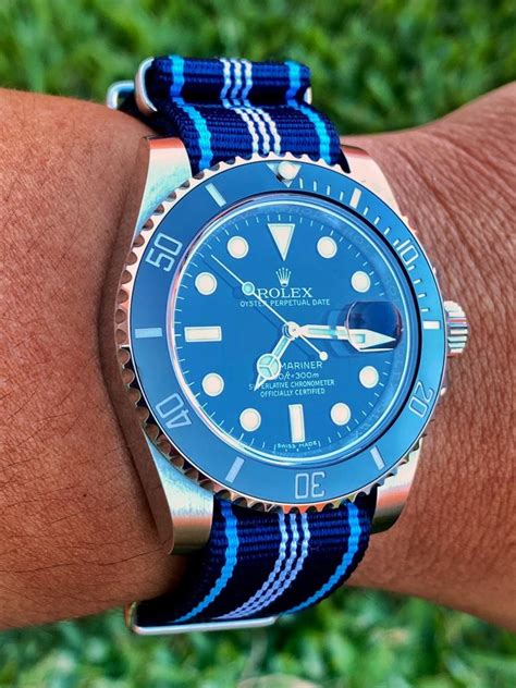 submariner rolex nato|Rolex Submariner NATO strap size.